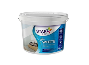 Краска интерьерная для стен и потолков «STAR paint» WHITE 1,4кг BR-08820 фото