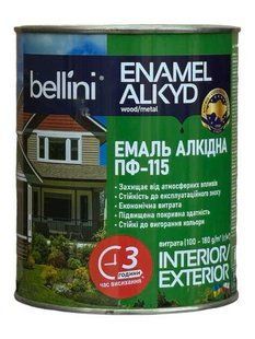 Эмаль алкидная ПФ-115 бирюзовая 2,8 kg, BELLINI BR-0726-NN-7503 фото