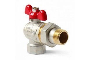 Кран шаровой полнопроходной НВ 3/4 со сгоном угловой ProAqua EWB69-m20-f20x BR-04255 фото