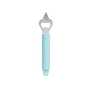 Открывалка металлическая, ручка из силикона BR-0726-NN-1100 фото