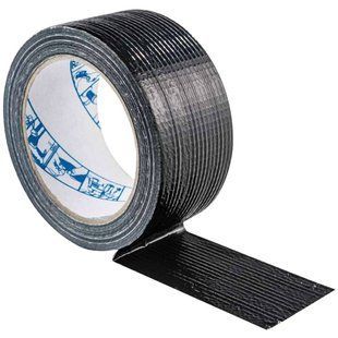 Лента тканевая, 50mmx25M, черная, front label, USA, GEKO BR-0726-NN-3130 фото