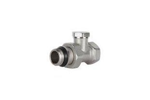 Кран (обратка) для радиатора прямой, с антипротечкой 1/2 SD227W - ТМ SD PLUS BR-0726-LR-0906 фото