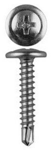 Саморез 4.2x25 по мет. 2.0 мм с буром. оцинк. '50шт' METRIC BR-0726-NN-13262 фото