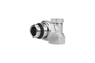 Кран (обратка) для радиатора угловой, с антипротечкой 1/2 SD229W - ТМ SD PLUS BR-0726-LR-0907 фото