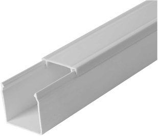 Кабель-канал PVC 60x40, с двойным замком, белый, Neomax BR-0726-NN-14769 фото
