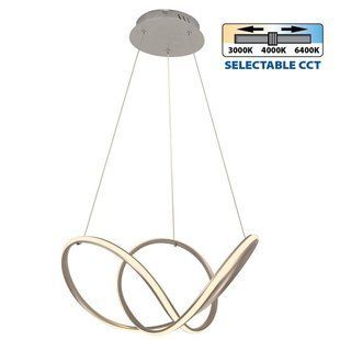 Люстра LED, 43W, 3000-6400K, 2681 lm, никель, WILD Vivalux BR-0726-NN-15691 фото