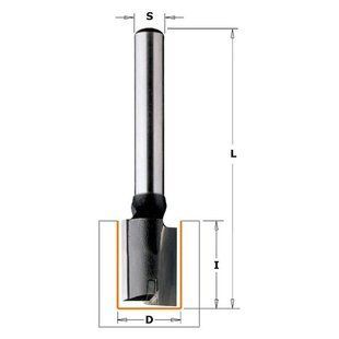 Фреза прямая с врезным зубом D x 5 I x 12 L x 55 S x 8 CMT BR-0726-NN-4768 фото