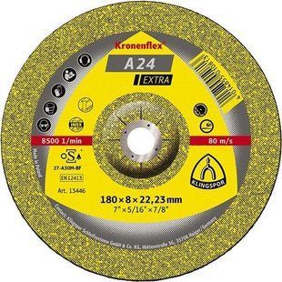 Диск шлифовальный по металлу (чашка) EXTRA A24 Klingspor. 230 x 6 x 22.23 мм. BR-0726-NN-3404 фото