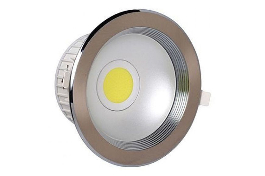 Светильник потолоч. точеч. круг 6' COB LED 20W 4200K 1315Lm (мат. хром) / 220-240V / IP20 - HL697L 016-019-0020 Helen-20 BR-04799 фото