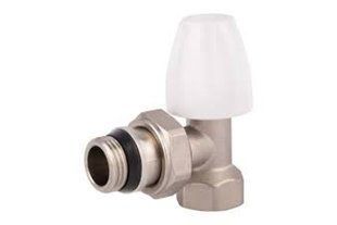 Кран (подача) для радиатора угловой, с антипротечкой 1/2, SD228W ТМ SD Plus BR-0726-LR-0908 фото