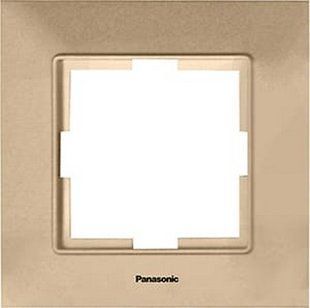 Рама одинарная Arkedia Slim Panasonic. Бронза BR-0726-NN-14249 фото