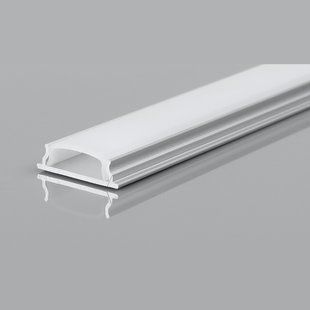 Алюминиевый профиль для светодиодной ленты, 18 х 6 mm, 2 m, серый, Horoz BR-0726-NN-16071 фото