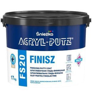 Финишная акриловая шпаклевка ACRYL-PUTZ FS20 FINISZ 8kg, SNIEZKA BR-0726-NN-13780 фото