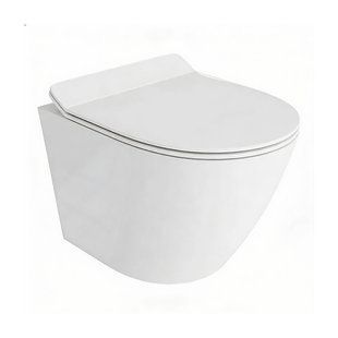 Унитаз подвесной Sogo Slim, белый, сиденье дюропласт, LaVita BR-0726-NN-11778 фото