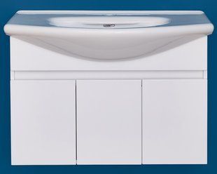 Шкаф для ванной подвесной Trend Duo Armony 900x580 mm белый мат BAYRO BR-0726-NN-10525 фото