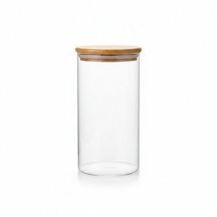 Банка для круп, 10x20 cm, боросиликатное стекло, VETTA BR-0726-NN-1219 фото