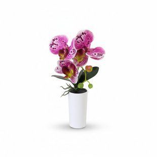 Цветок декоративный, Орхидеея, в вазоне, искуственная, 32cm BR-0726-NN-0272 фото