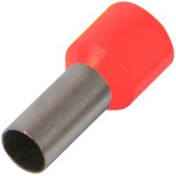Изолированный наконечник втулочный e.terminal.stand.e0508.red, 0.5 mm2, красный BR-0726-NN-17247 фото