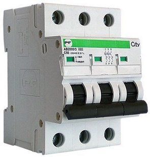 Автоматический выключатель 3P. Тип C. 63A. 6kA. ECO. Promfactor BR-0726-NN-16804 фото