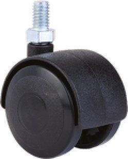 Колесо мебельное, с болтом и тормозом, макс. вес 20кг BR-0726-NN-7549 фото