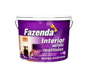 Краска ВД интерьерная 'Interior Acrylic Mattlatex', Fazenda 10 л/12,6кг BR-02146 фото