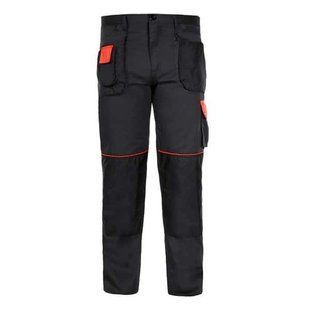 Брюки рабочие L4050352 Proline. Хлопок/ Полиэстер. 190 г/м2. Графит/ Оранжевый. L-182-90 BR-0726-NN-12308 фото