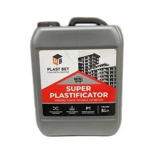 Пластификатор универсальный для всех типов бетона 5L, PLASTBET BR-0726-NN-13735 фото
