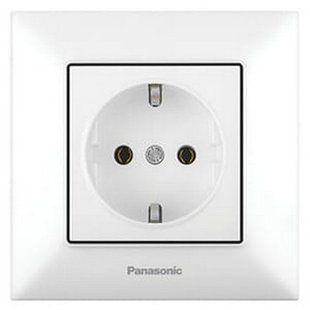 Розетка с заземлением Arkedia Slim Panasonic. Белый. 16 А. BR-0726-NN-14451 фото