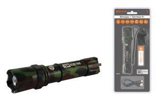 Фонарь'Тактика 4', аккум.,1 LED 5 Вт CREE, 170 лм, алюм., фокус., 1х18650 SQ0350-0053 BR-07952 фото