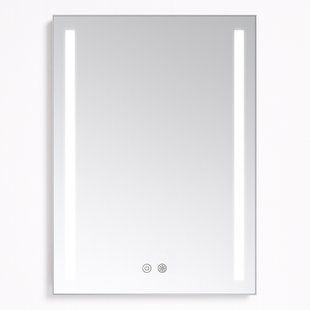 Зеркало 1200x800 mm, 2 кнопки датчика, светодиод, защита от запотевания, AIDA BR-0726-NN-10478 фото