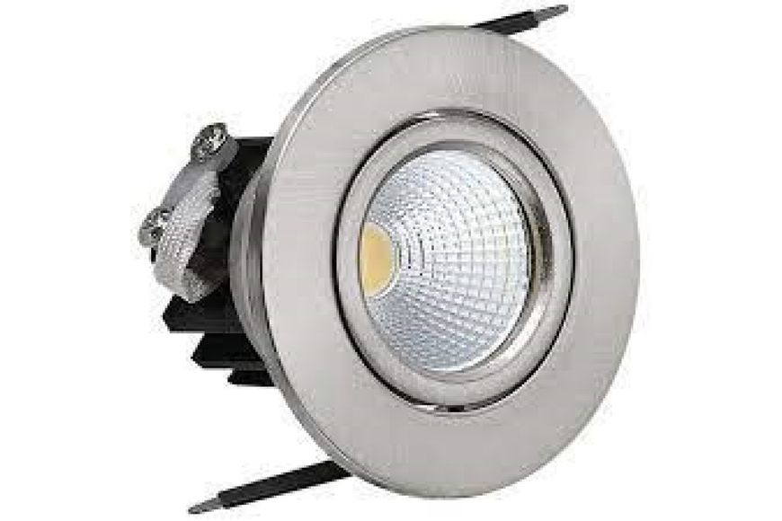 Светильник потолочный точечный круг COB LED 3W 6500K (мат. хром) 220-240V IP20 - HL6731L 016-005-0003 Sara BR-04500 фото