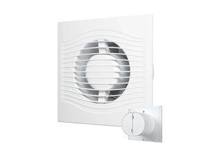 Вентилятор ELEGIA125BD вытяж. с обрат. клапоном D125мм; 200м3/ч; IP24 - ТМ VE BR-0726-LR-0018 фото
