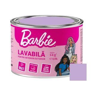 Краска моющаяся, матовая синяя 0.45 L, Barbie Coral BR-0726-NN-7132 фото