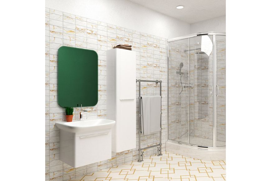 Панель ПВХ Плитка Мраморный фьюжн 955х480мм - ТМ GRACE BR-0726-LR-2024 фото