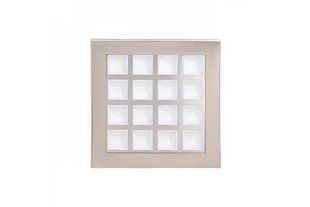 Светильник потолочный точеч. квадрат LED 16W 6400K 1317Lm (мат. хром) / 220-240V / IP20 HL682L mat/chrom BR-04790 фото
