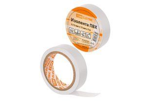 Изолента ПВХ 0.13мм х 15мм х 5м (белая) - ТМ TDM BR-0726-LR-0552 фото