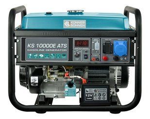 Электрогенератор KS10000E-ATS Konner & Sohnen. Бензиновый. ATS. AVR. 8 кВт. 230 В. 25 л. BR-0726-NN-2193 фото