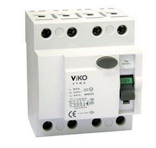 УЗО 4P. 40A. 30мА. VTR4. Viko by Panasonic BR-0726-NN-17014 фото