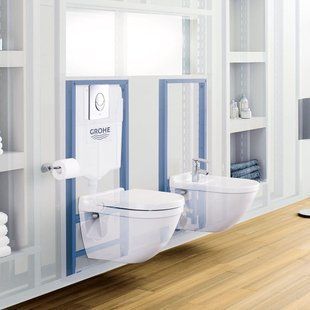 Инсталляция для подвесного унитаза Grohe Rapid SL, бачок 3/6-6/9 л, рама 113 см, без кнопки, хром BR-0726-NN-10650 фото