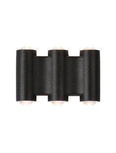 Накладной фасадный светодиодный светильник, 6x1 W, 3000 K, IP54, черный, LuminaLED BR-0726-NN-15346 фото