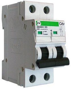 Автоматический выключатель 2P. Тип C 10A. 6kA. ECO. Promfactor BR-0726-NN-16760 фото