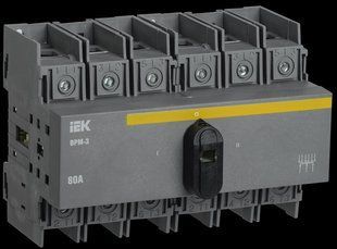 Выключатель-разъединитель модульный ВРМ-3 3P 80A IEK BR-0726-NN-13940 фото