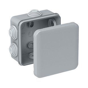 Коробка распаячная открытой установки с втулками, 85x85x40 mm, IP55, Neomax BR-0726-NN-14828 фото