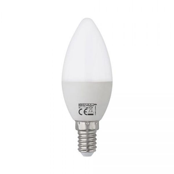 Светодиодная лампа свеча, C35, 8 W, E14, 3000 K, 800 lm, ULTRA-8 Horoz BR-0726-NN-15250 фото