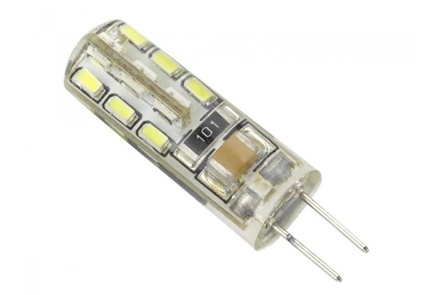 Лампа светодиодная SMD LED SILICON 1,5W 90Lm G4 2700K 220-240V - HL455L 001-010-0002 Micro-2 BR-05474 фото