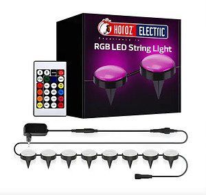 Гирлянда уличная, AMBIANCE RGB, 12W, 18m-24 лампочек, 300Lm, кабель 0.75mm2, 220V/24V, IP44, Horoz BR-0726-NN-14606 фото