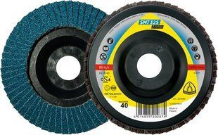 Диск лепестковый тарельчатый для нержавеющая стали EXTRA SMT325 Klingspor. P60. 125 x 22 мм. BR-0726-NN-3611 фото