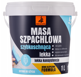 Шпатлевка, быстросохнущая, 1 л, DRAGON BR-0726-NN-13789 фото