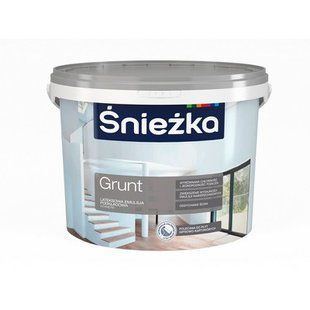 Краска-грунт для внутренних работ GRUNT Sniezka. Белая. 10 л. BR-0726-NN-6923 фото