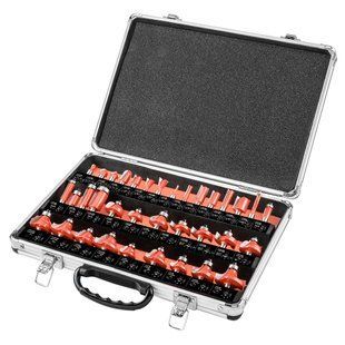 Набор из 35 фрез из мелкозернистого карбида Graphite BR-0726-NN-4046 фото